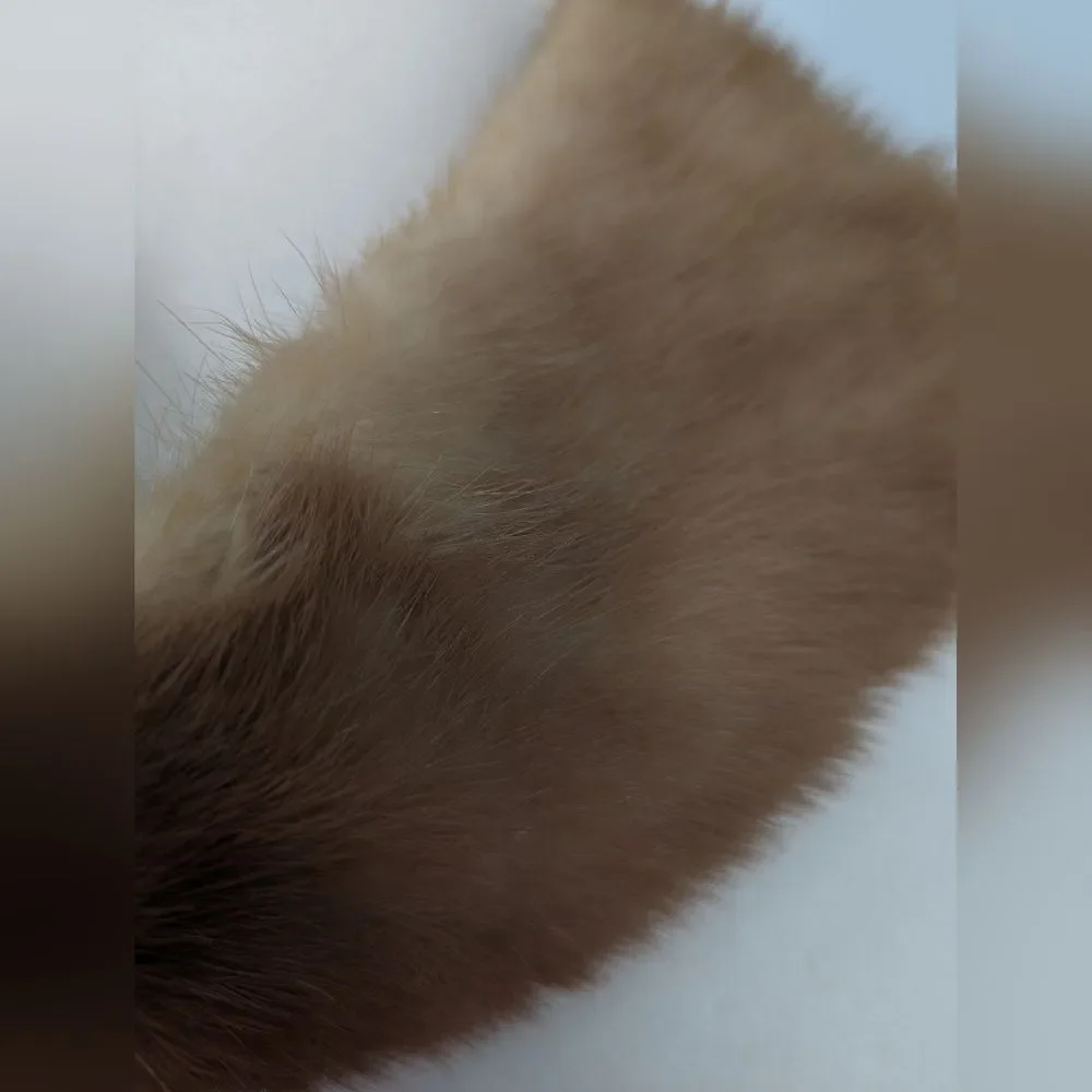 Vintage faux fur